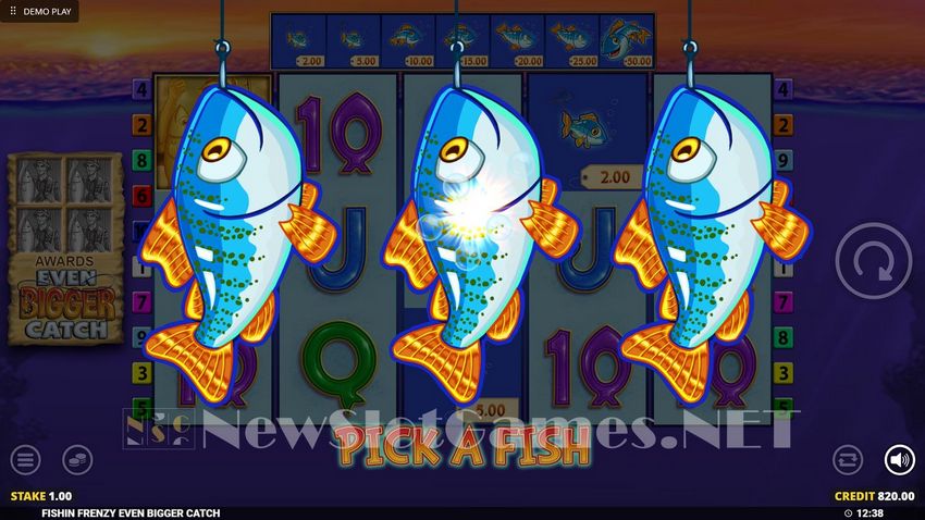 Fishin Frenzy Even Larger Catch Demonstration